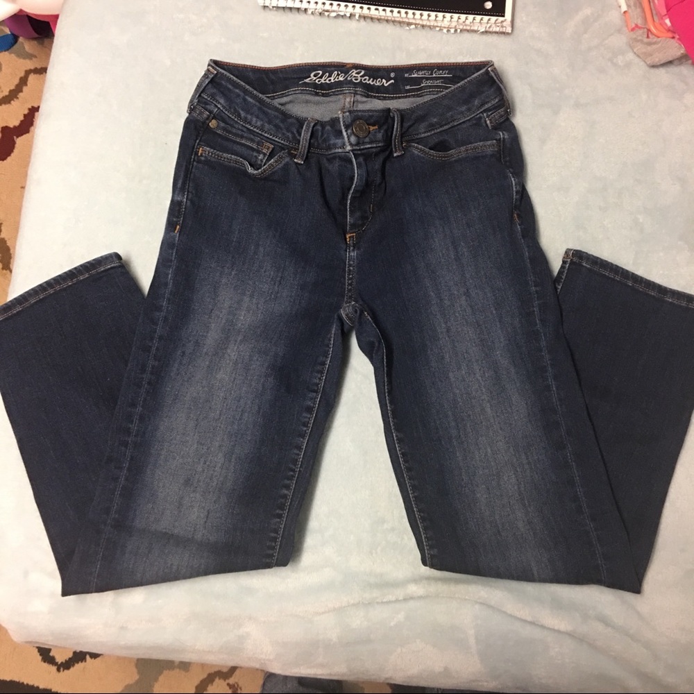 Strait fit crop jeans
